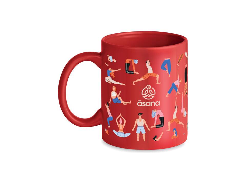 Coloured ceramic mug 300ml 23