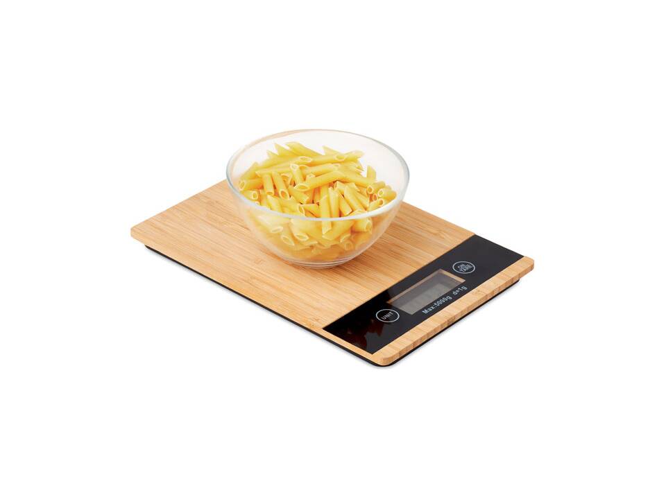 Bamboo digital kitchen scale 4