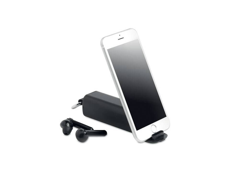 TWS earbuds with phone stand 1
