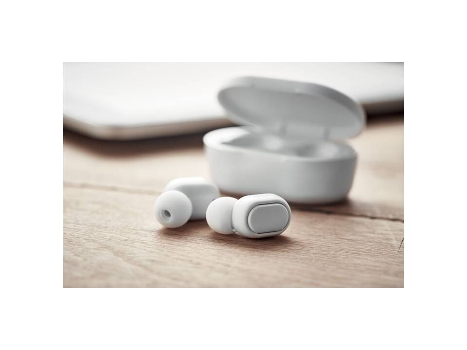 Recycled ABS TWS earbuds 5