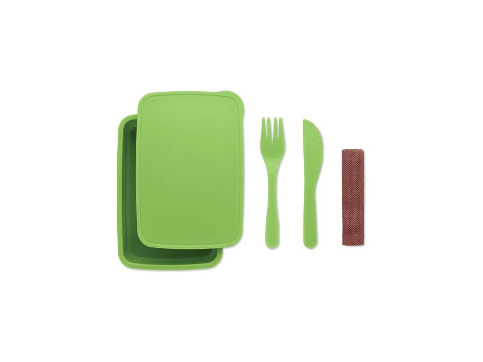 Lunch box with cutlery 14