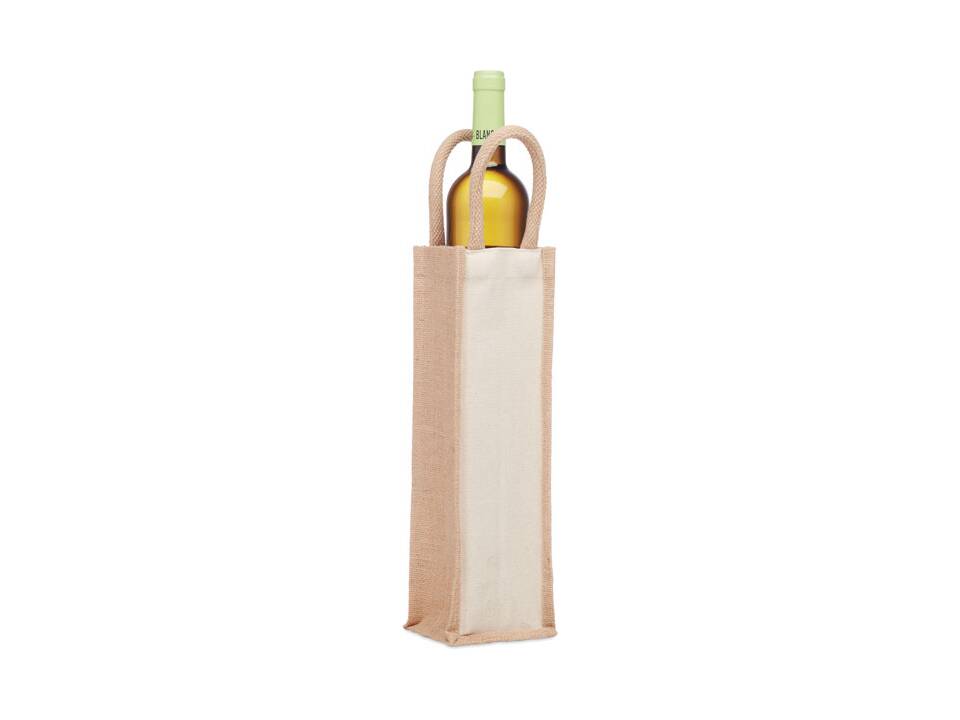 Jute wine bag for one bottle 6