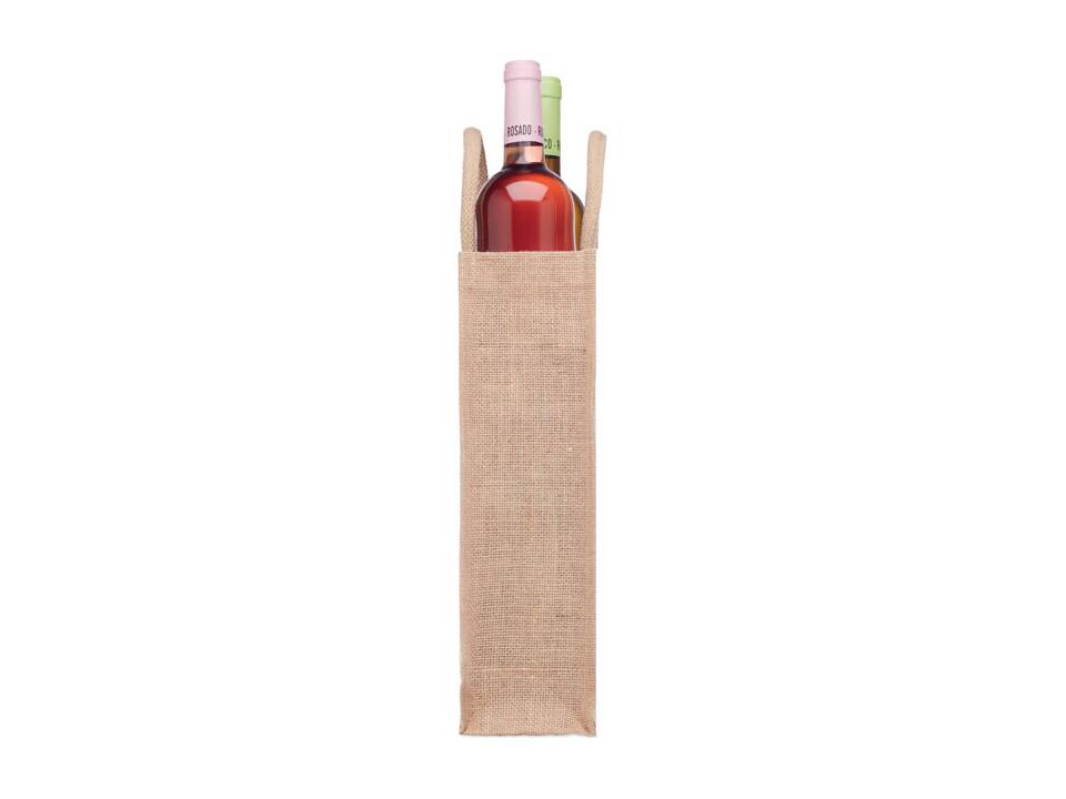 Jute wine bag for two bottles 5