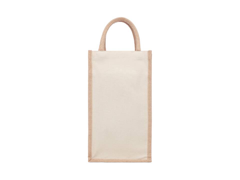 Jute wine bag for two bottles 7