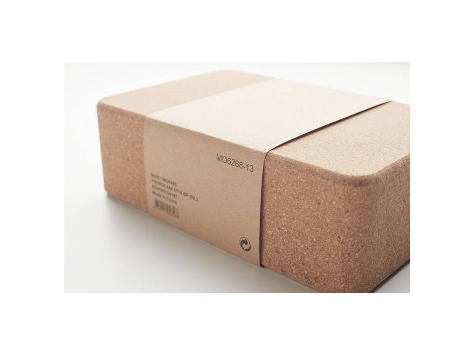 Cork yoga brick 2
