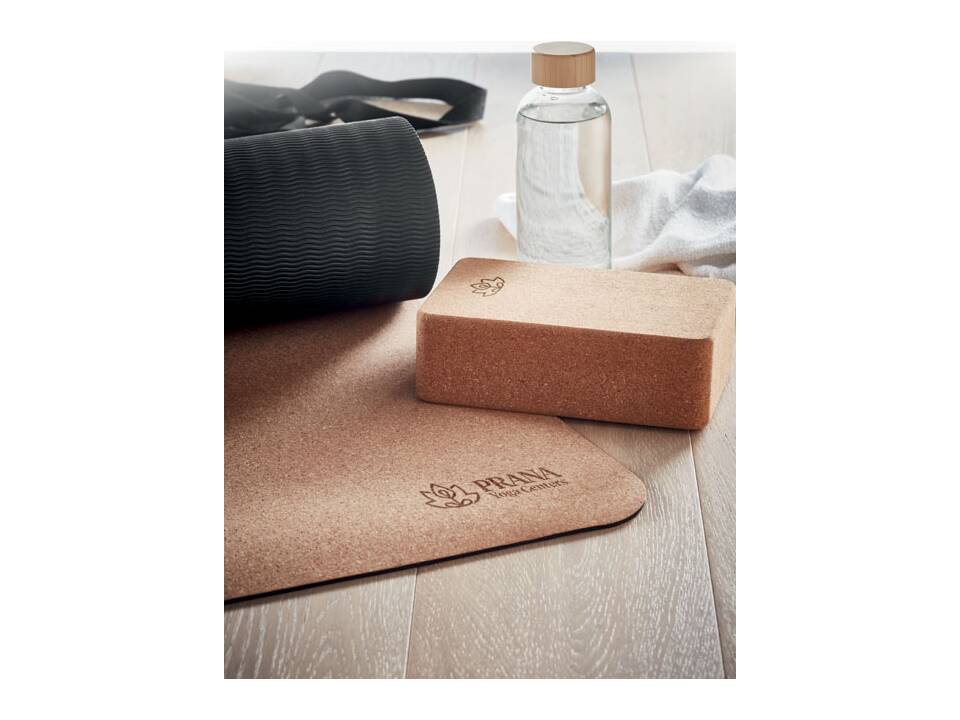 Cork yoga brick 7