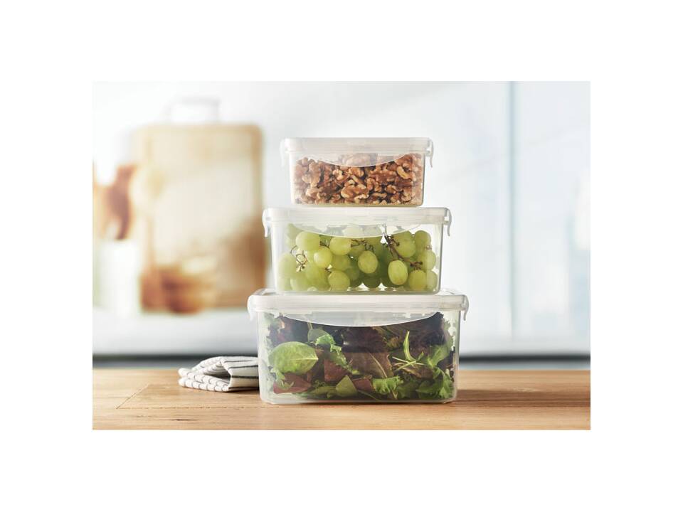 Set of 3 food storage boxes 6