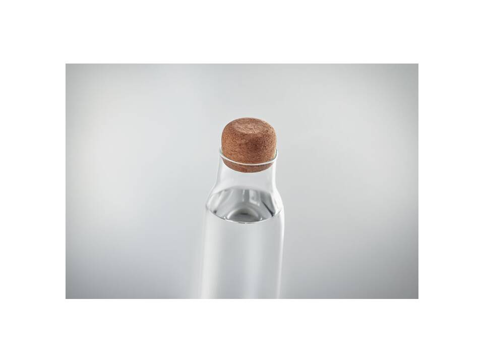 Glass bottle cork lid 600 ml 3