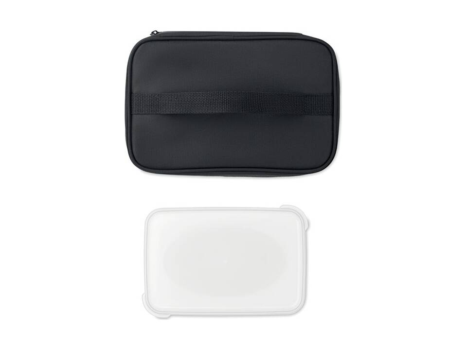 Cooler bag with lunchbox 600D RPET 1