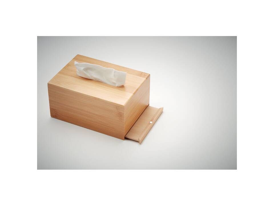 Bamboo tissue box 5