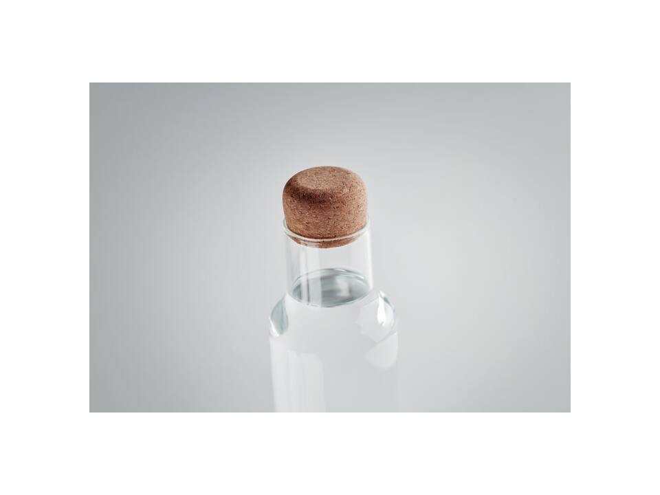 Glass bottle cork lid 1L 6