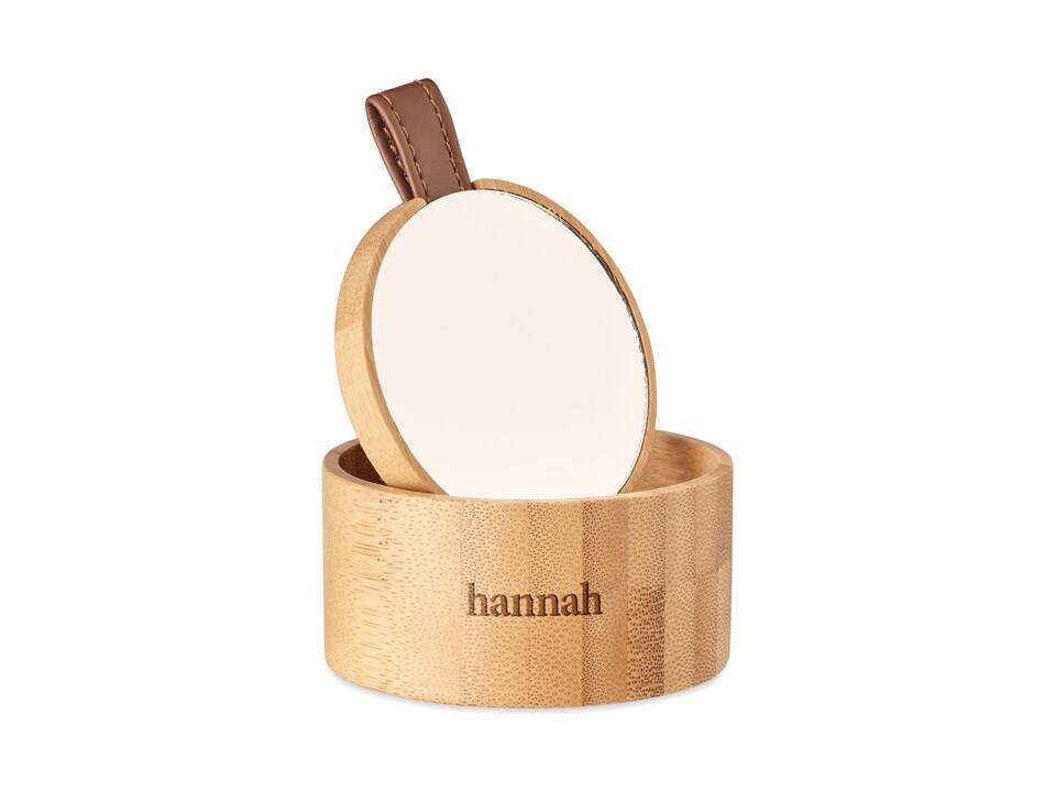 Bamboo mirror jewellery box 3