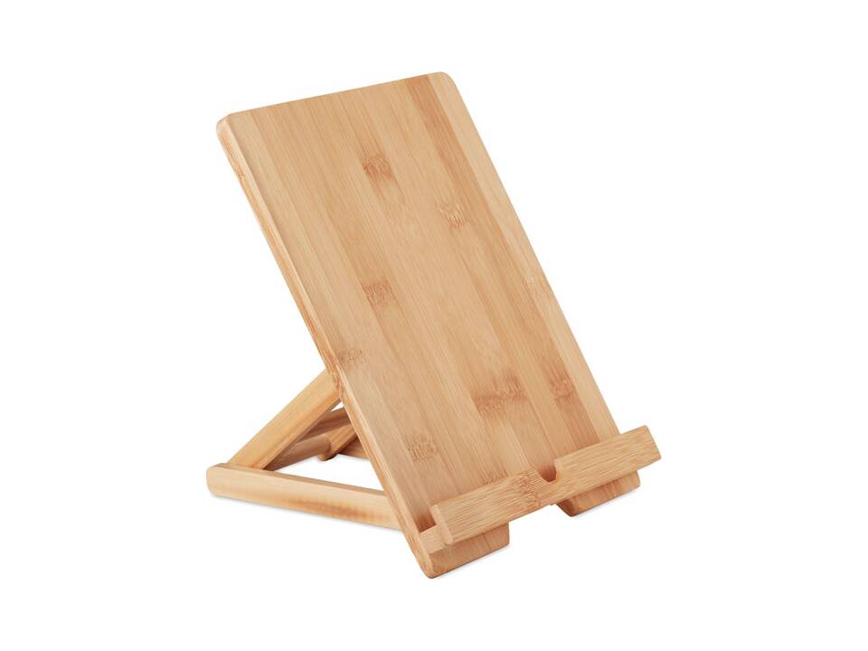 Bamboo tablet stand 1