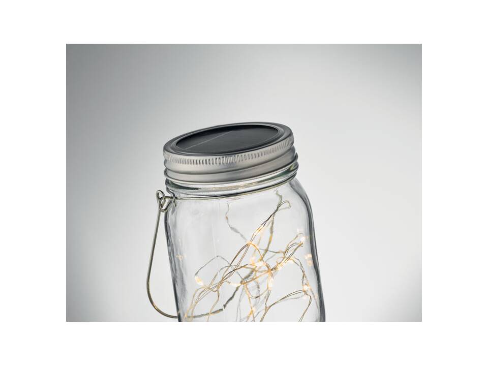 Solar mason jar outdoor lamp 4