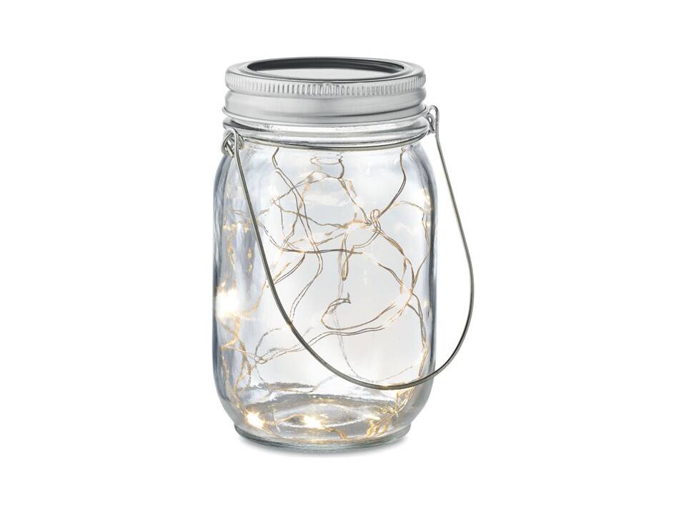 Solar mason jar outdoor lamp 2