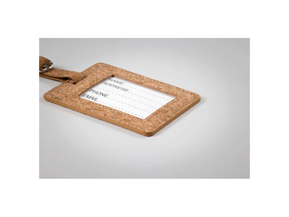 Cork luggage tag 3