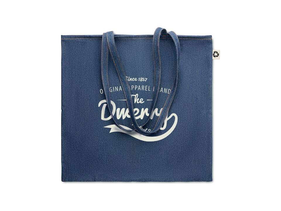 Recycled denim shopping bag 2
