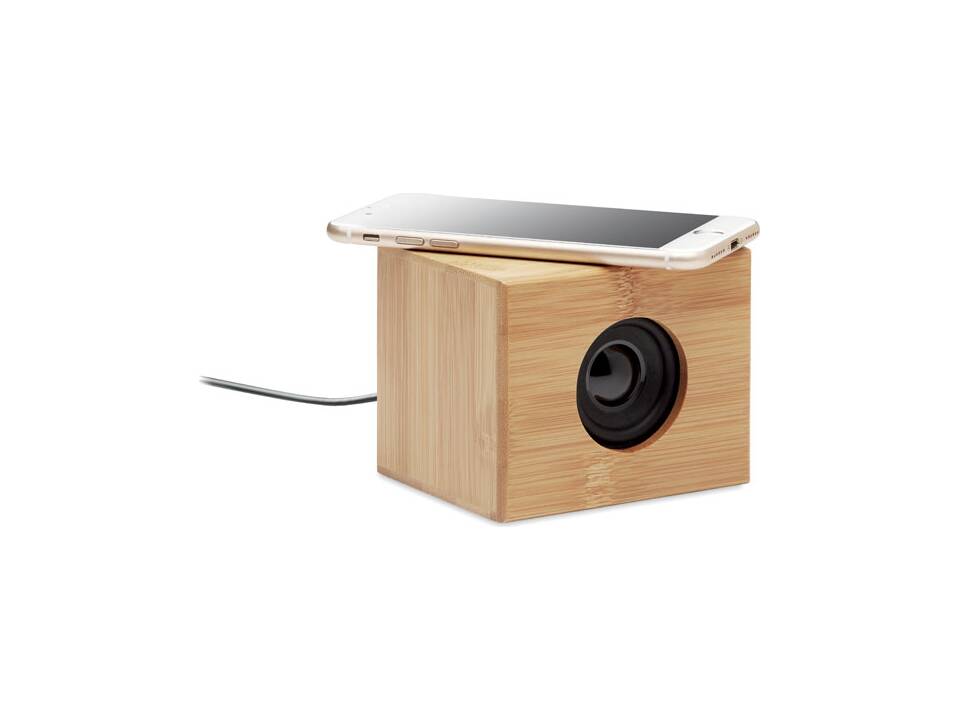 5.0 wireless bamboo speaker 2