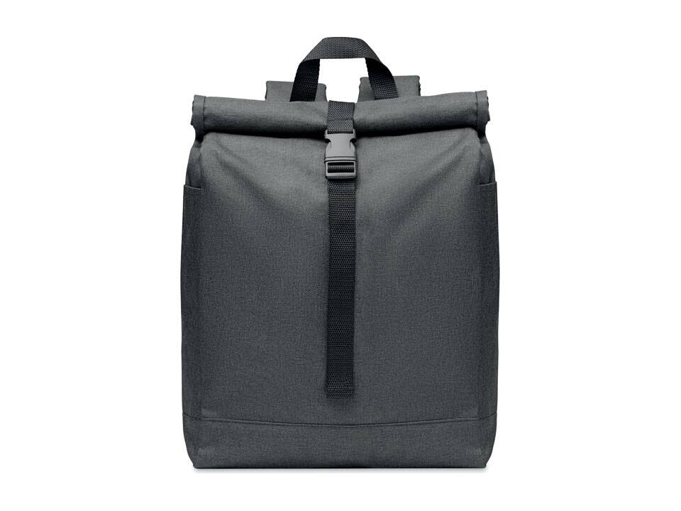 600 D RPET 2 tone backpack 3