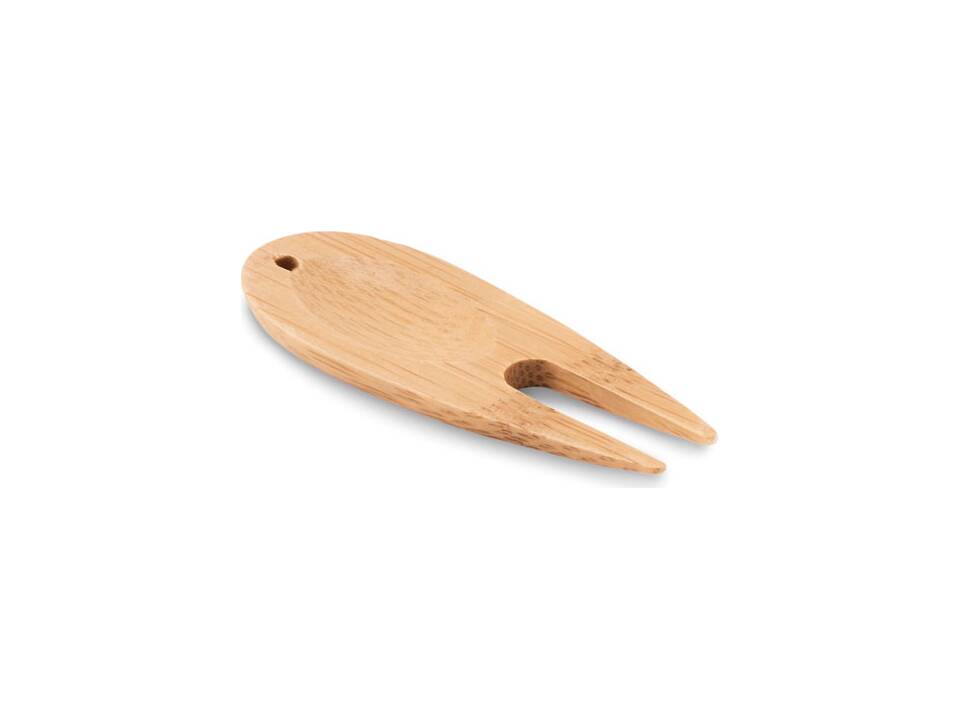 Bamboo golf divot tool 3