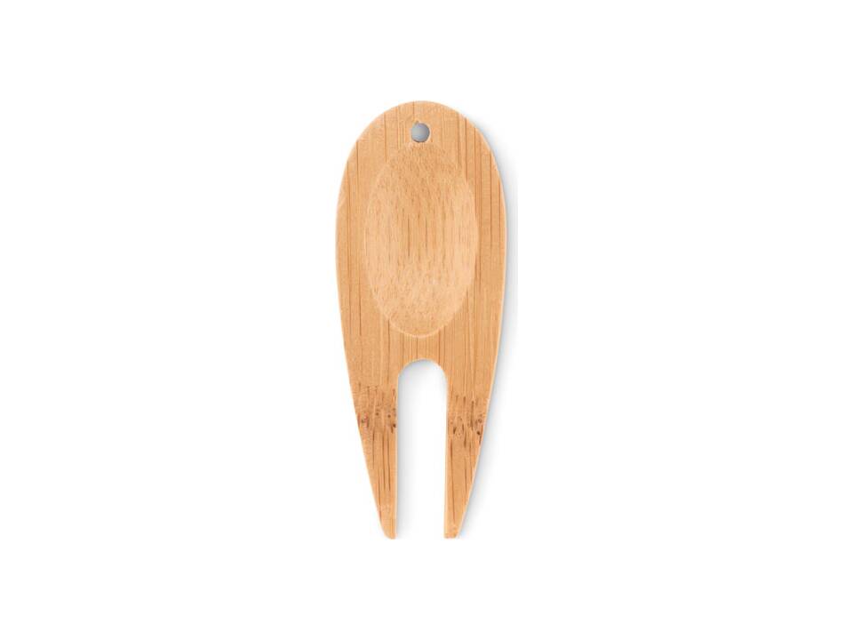 Bamboo golf divot tool 4