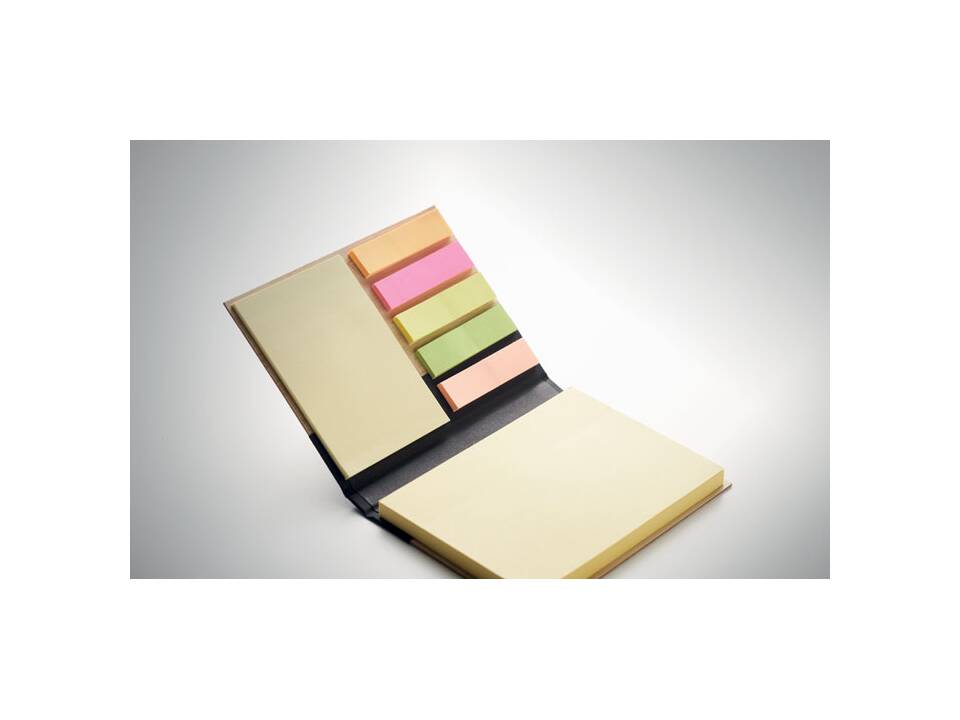 Sticky notes set bamboo cover 2