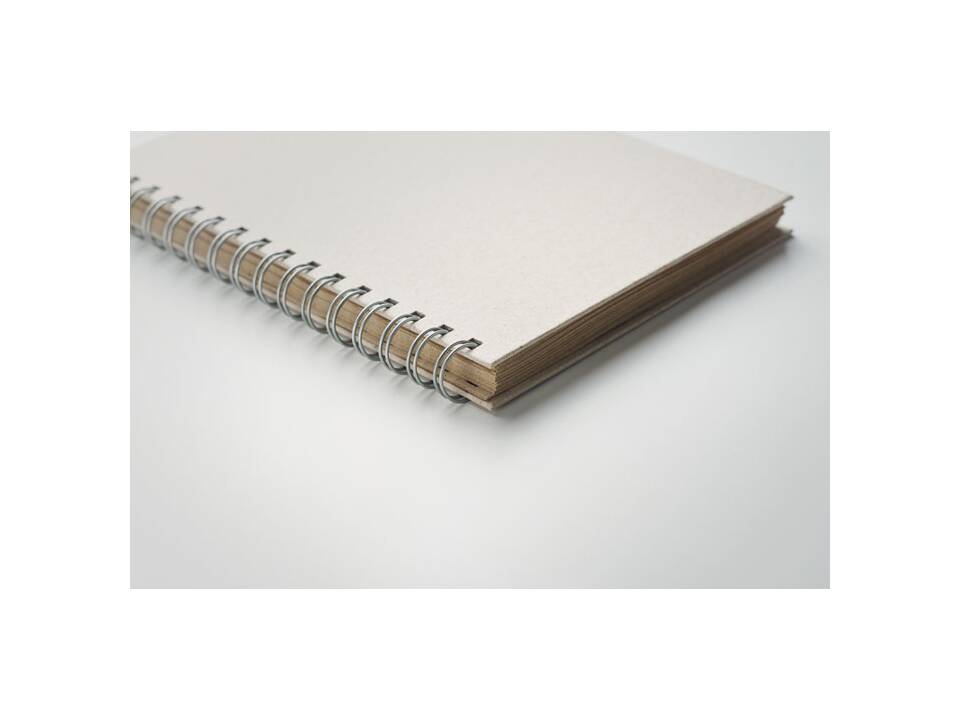 A5 ring notebook grass paper 7