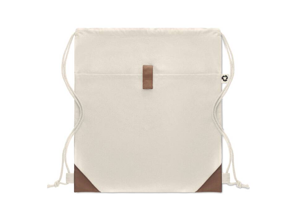 Recycled cotton drawstring bag 20