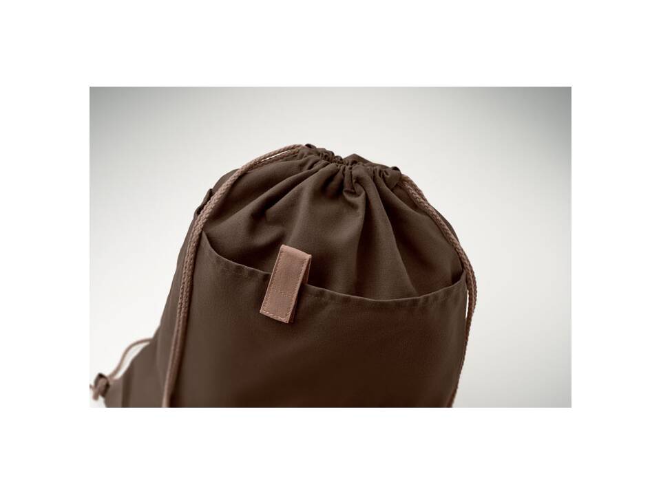 Recycled cotton drawstring bag 11