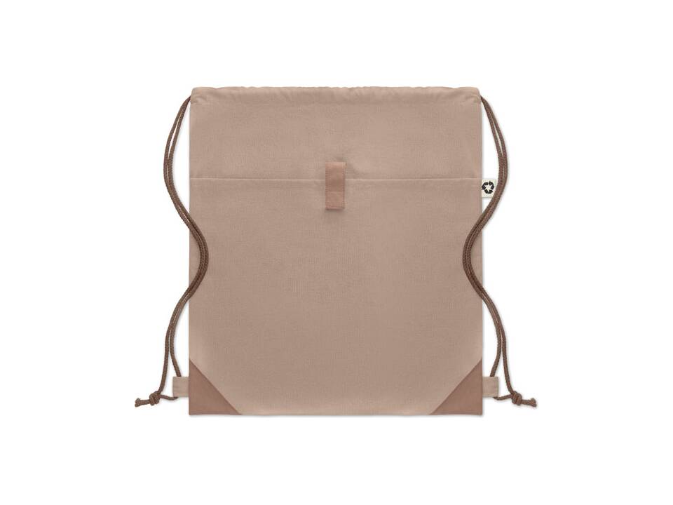 Recycled cotton drawstring bag 8