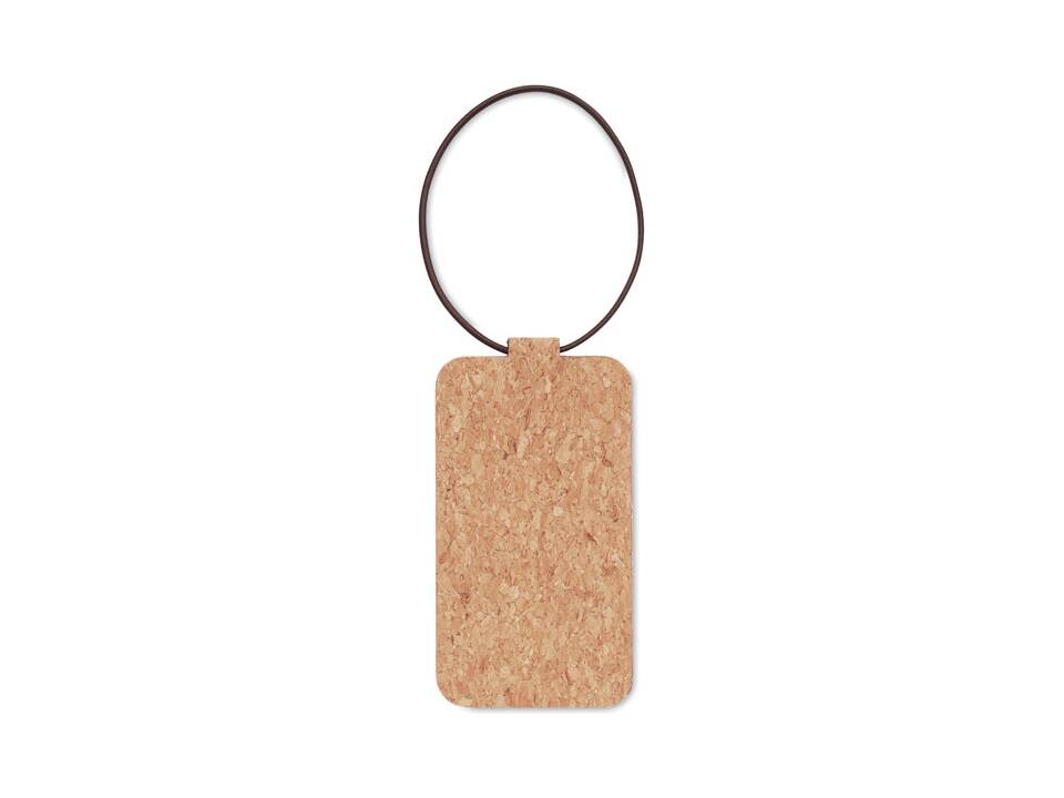 Cork luggage tag 2