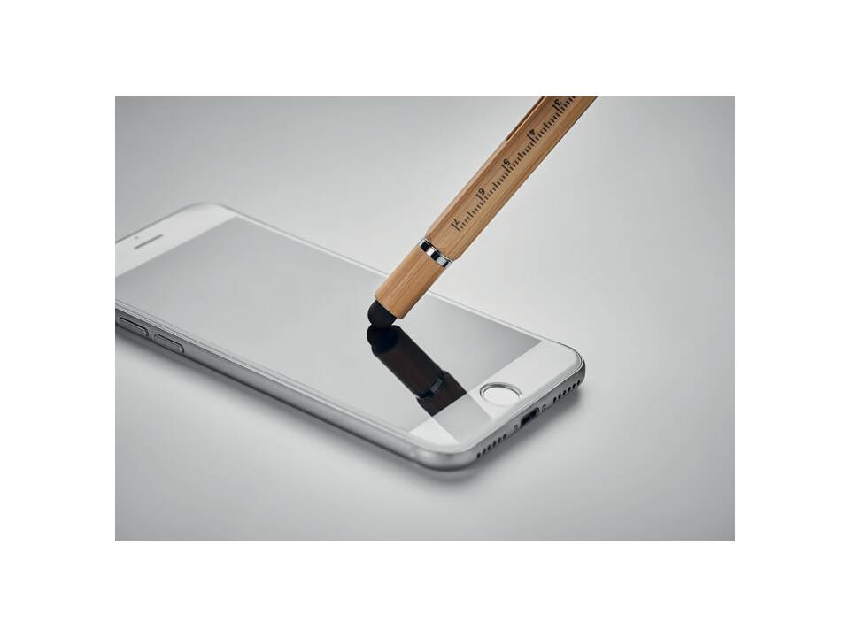 Spirit level pen in bamboo 6