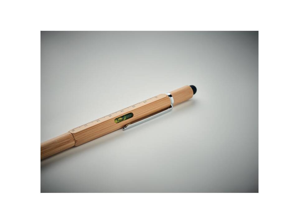 Spirit level pen in bamboo 2