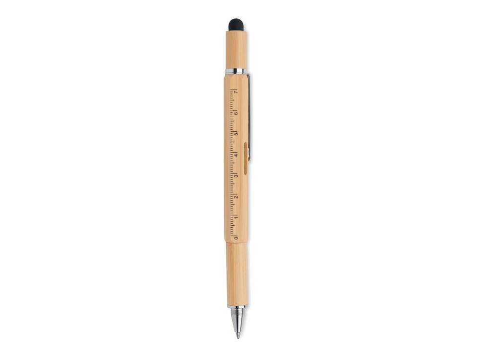Spirit level pen in bamboo 7
