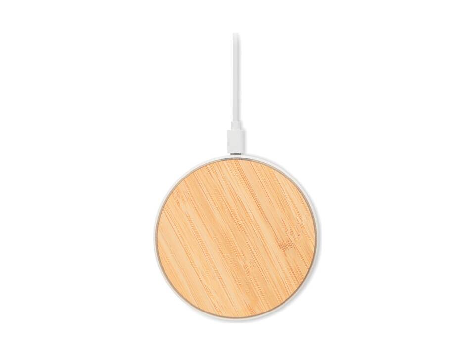 wireless charger 10W in bamboo 2