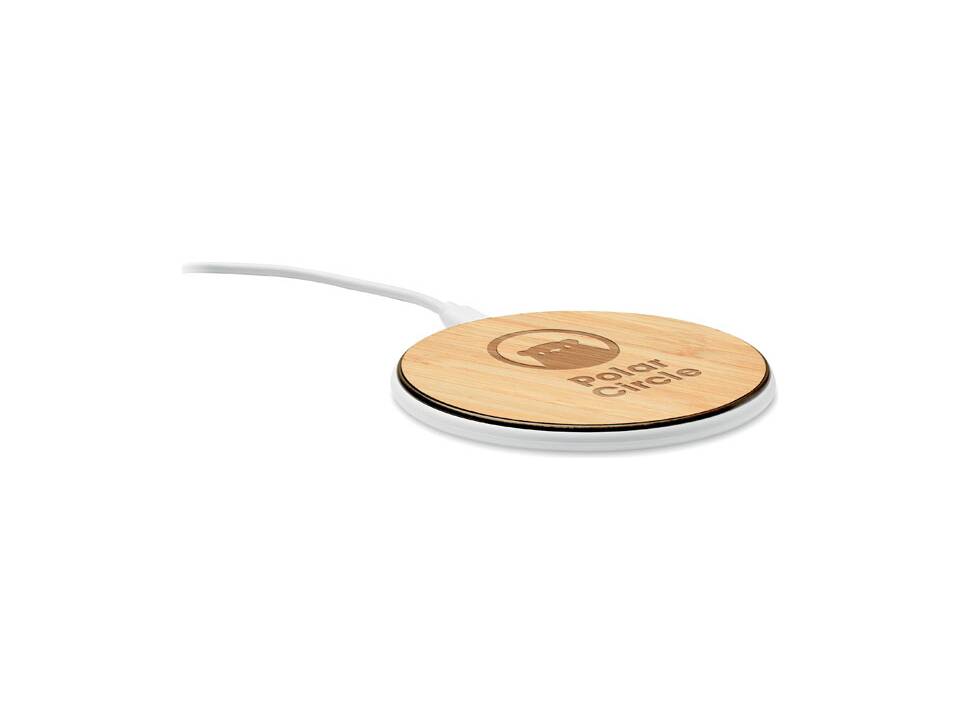 wireless charger 10W in bamboo 4
