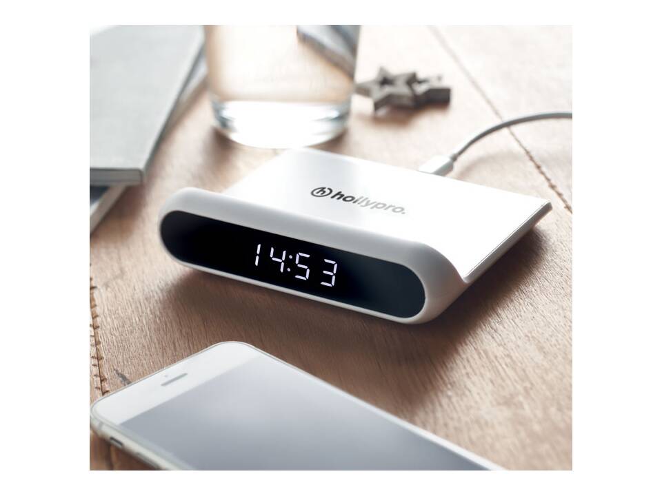 Wireless charger and LED clock 7