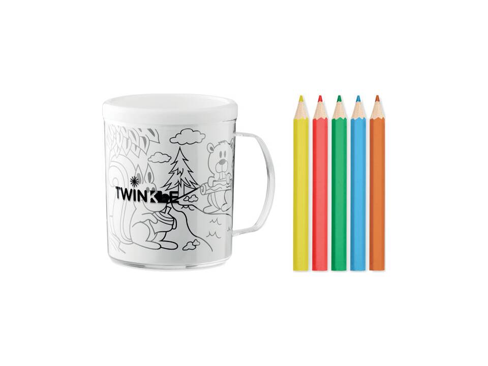 Colouring mug 280 ml 6