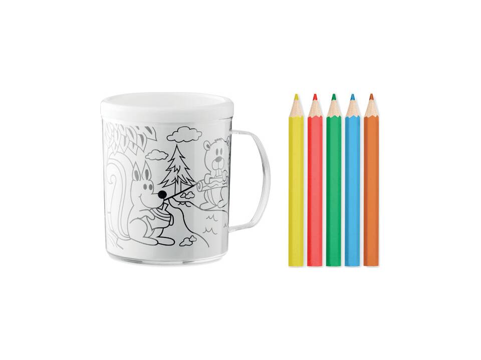 Colouring mug 280 ml 3