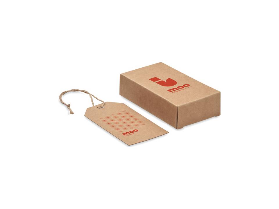 Set of 12 kraft paper gift tags 1