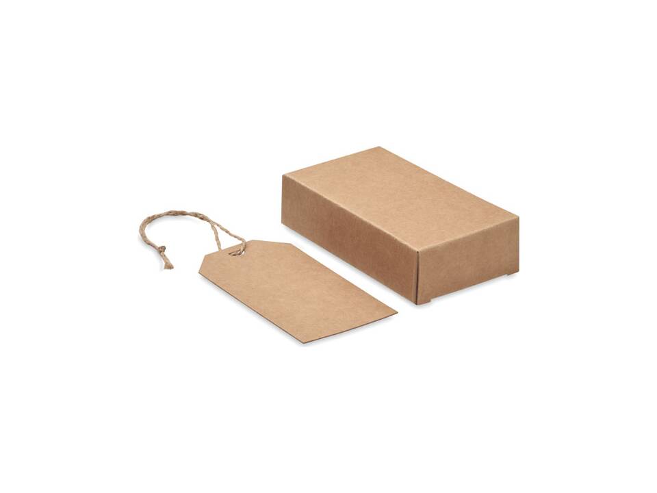 Set of 12 kraft paper gift tags 3