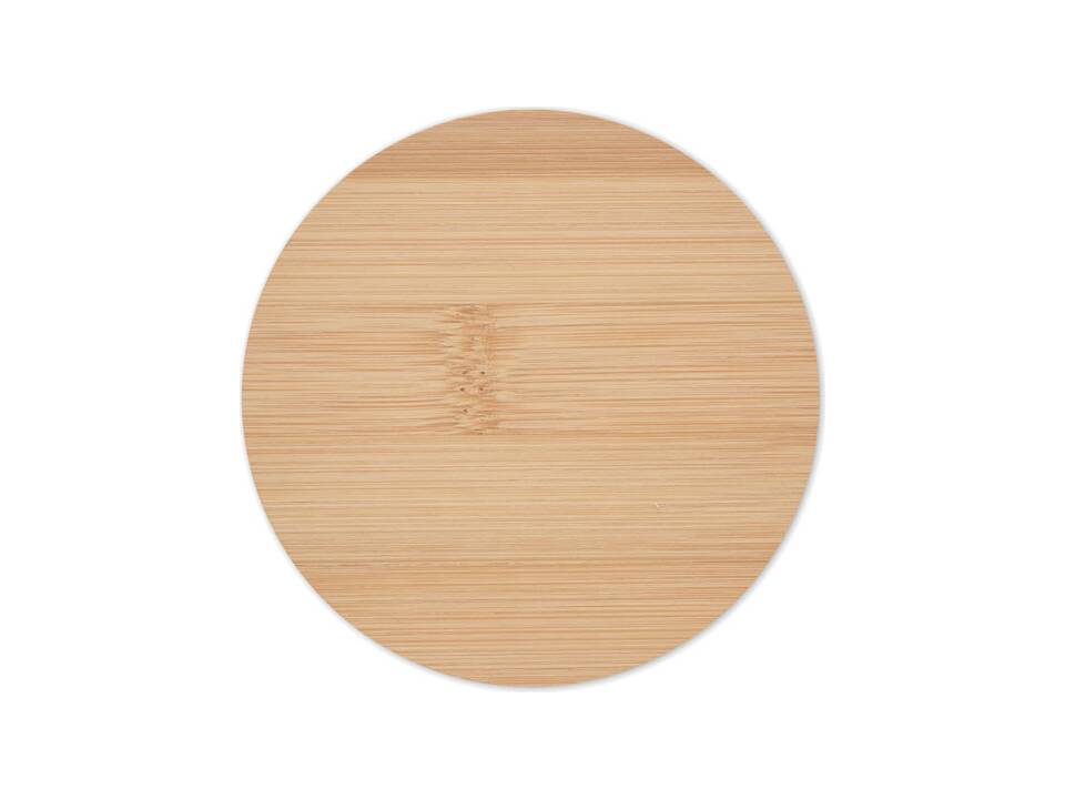 Bamboo round coaster 2