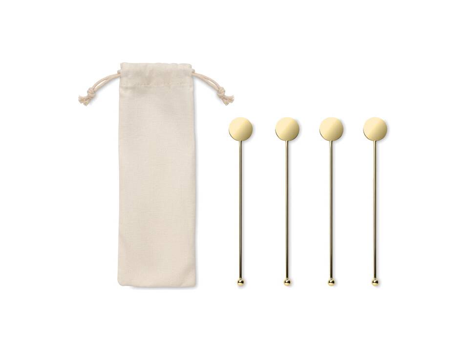 Stainless steel stirrers set 5