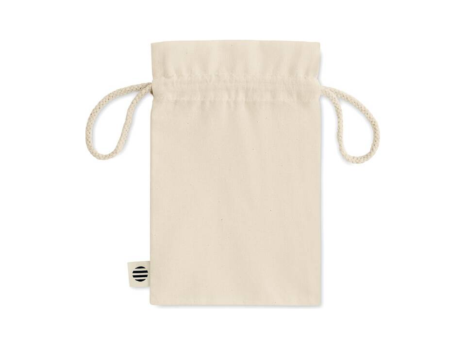 Small organic cotton gift bag 1