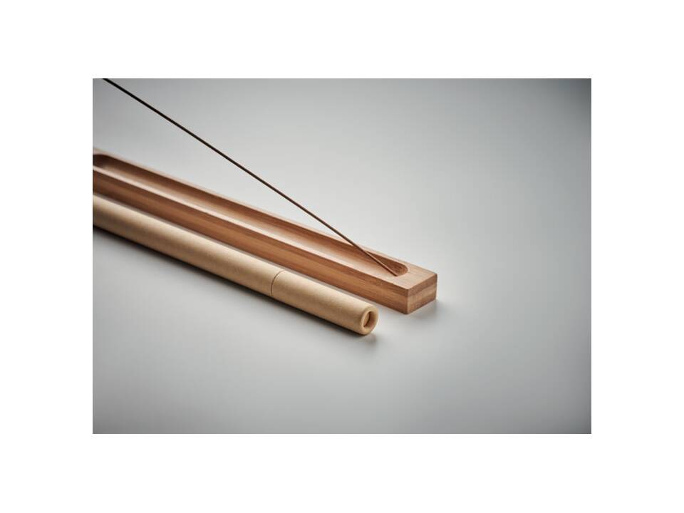 Incense set in bamboo 2