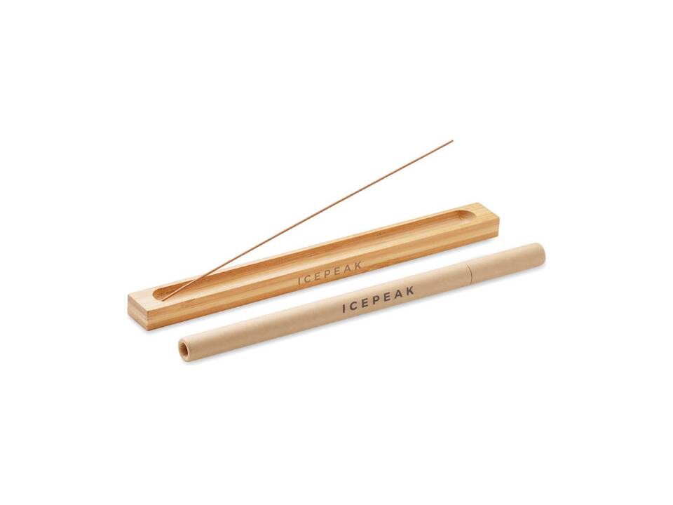 Incense set in bamboo 3