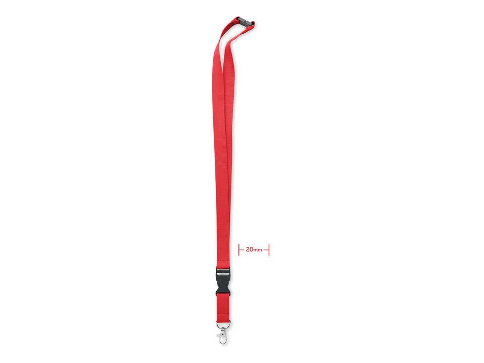 Lanyard with metal hook 20mm 6