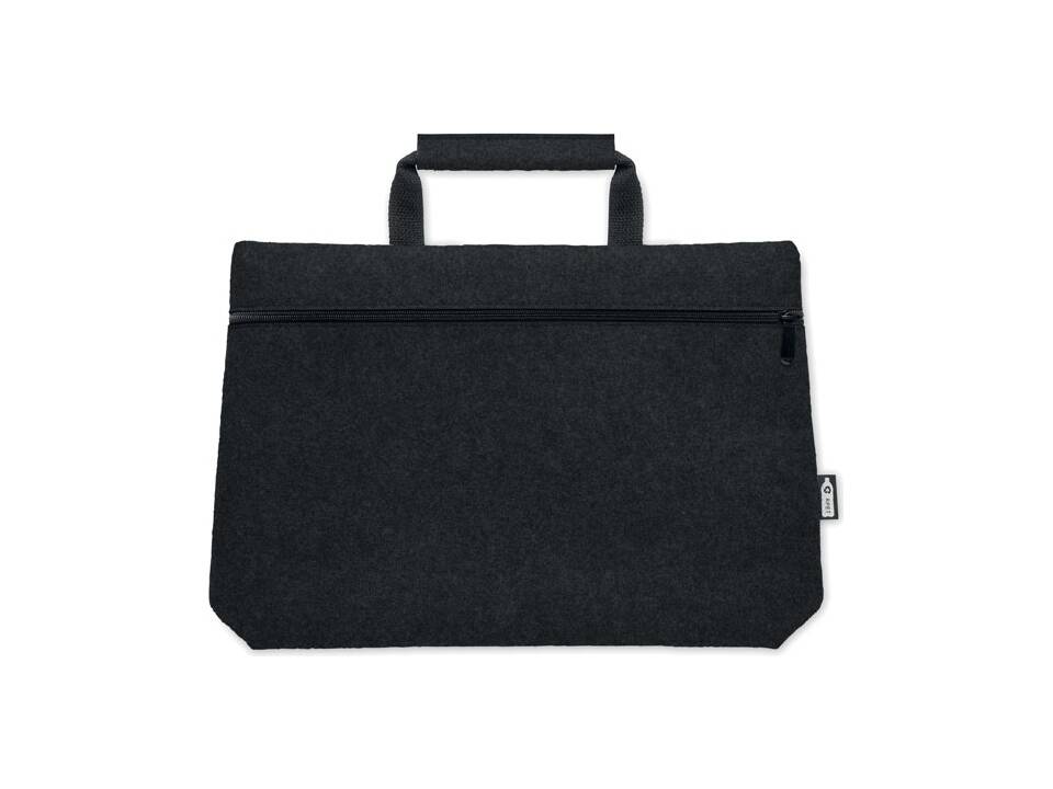 RPET felt zippered laptop bag 2