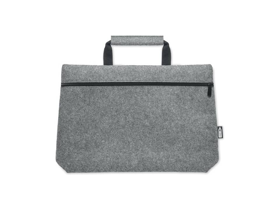 RPET felt zippered laptop bag 6