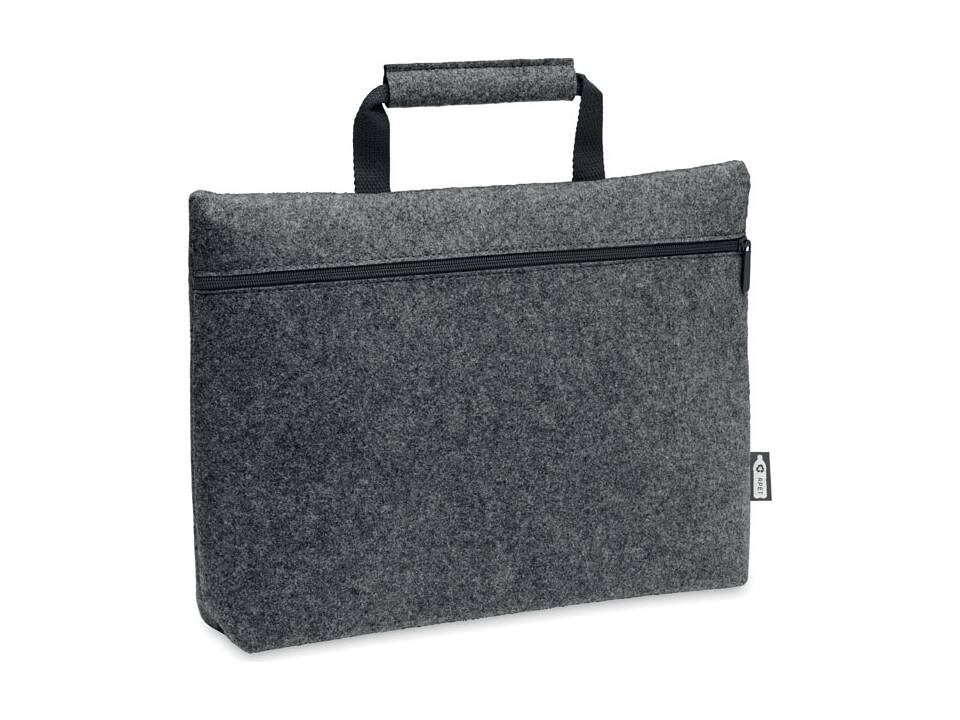 RPET felt zippered laptop bag 9